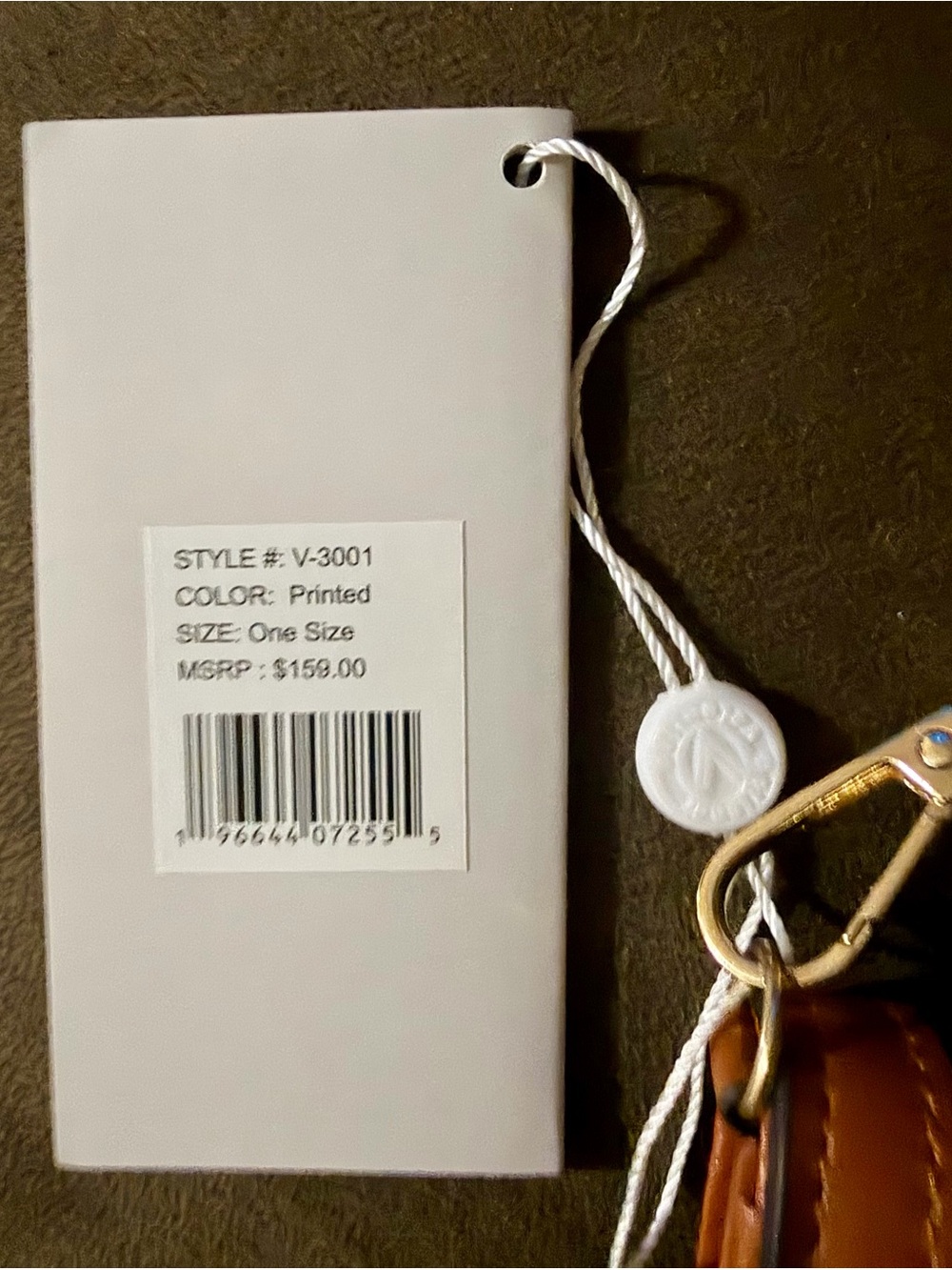 Valentino Orlandi Brown and Tan Logo Crossbody Bag - Picture 11 of 11